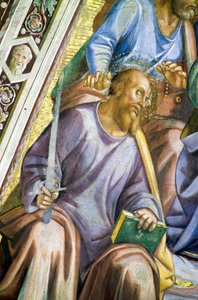 Apostles (detail of Saint Paul) by Luca Signorelli