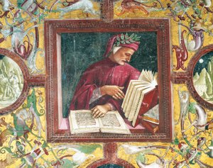Portrait of Dante Alighieri, Cathedral of Orvieto, Chapel of the Madonna di San Brizio by Luca Signorelli