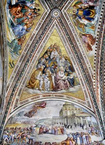 Martyrs, Patriarchs, Doctors of the Church, and Virgins by Luca Signorelli