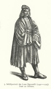 Self-portrait of Italian Renaissance Artist Luca Signorelli by Luca Signorelli