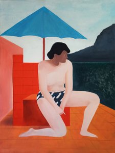 Summer Woman Ocean View by Luca di Napoli