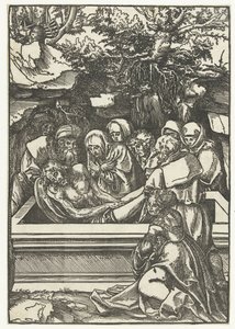 Entombment (series title) by Lucas Cranach