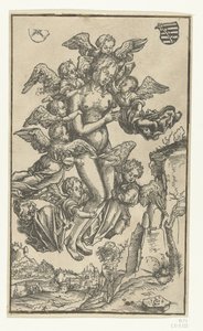 Ascension of Mary Magdalene by Lucas Cranach