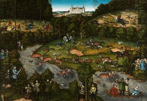Hunting near Hartenfels Castle