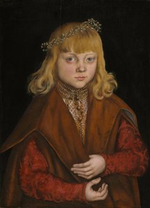 A Prince of Saxony by Lucas Cranach the Elder