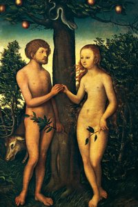 Adam and Eve by Lucas Cranach the Elder