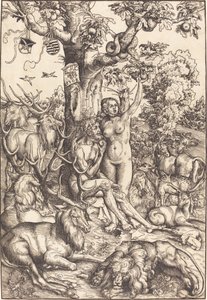 Adam and Eve in Paradise