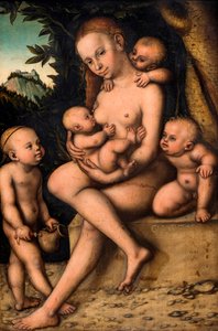 Charity, 1535 by Lucas Cranach the Elder