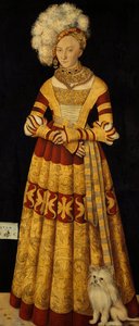 Duchess Katharina von Mecklenburg 1487-1561 by Lucas Cranach the Elder