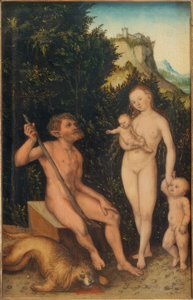 Family of the Natural People by Lucas Cranach the Elder