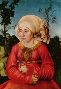 Portrait of the Wife of a Jurist / Portrait of the Wife of Dr Johann Stephan Reuss [?] by Lucas Cranach the Elder