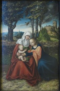 Madonna and Child with Saint Anne by Lucas Cranach the Elder
