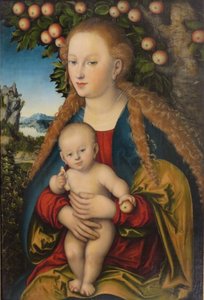 Madonna and Child under the Apple Tree by Lucas Cranach the Elder