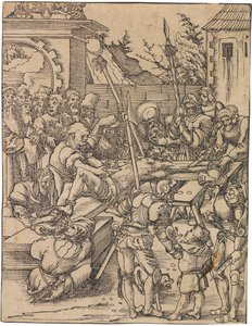 Martyrdom of Saint Bartholomew. From the Series Martyrdom of the Twelve Apostles