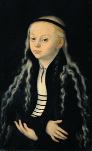 Portrait of a Young Girl (Presumably a Portrait of Magdalena Luther) by Lucas Cranach the Elder