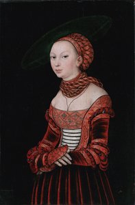 Portrait of a young woman by Lucas Cranach the Elder