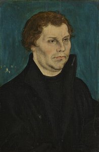 Portraits of Martin Luther and Katharina von Bora by Lucas Cranach the Elder