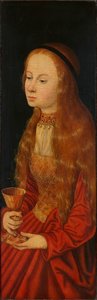 Saint Barbara by Lucas Cranach the Elder