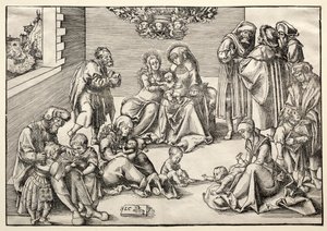 The Holy Family and Kindred by Lucas Cranach the Elder