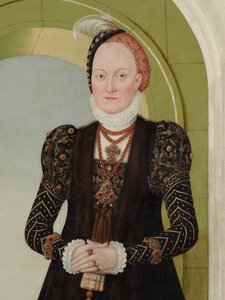 Anna of Denmark, Duchess of Saxony by Lucas Cranach the Younger
