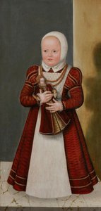 Portrait of Princess Marie, Sister of Christian I by Lucas Cranach the Younger