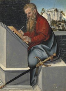 Saint Paul in His Study by Lucas Cranach the Younger