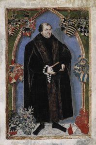 Portrait of George III, Prince of Anhalt-Dessau by Lucas Cranach the Younger