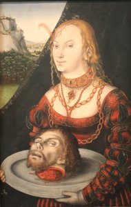 Salome by Lucas Cranach the Younger