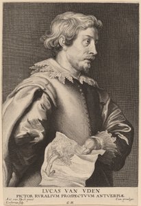 Lucas van Uden by Lucas Emil Vorsterman after Sir Anthony van Dyck