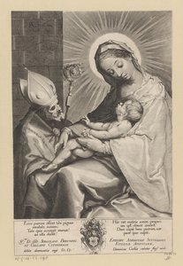 Mary with Child Adored by a Bishop
