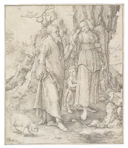 The Repudiation of Hagar by Lucas Leyden van