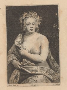 Portrait of an Unknown Woman with a Fan by Lucas Vorsterman (II)