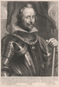 Serenissimus Princeps Wolfangus Wilhelmus, D.G. Comes Palatinus Rheni, Dux Bavariae by Lucas Vorsterman