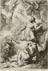 Saint Francis Receiving the Stigmata by Lucas Vorsterman the Elder