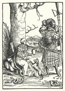 David and Abigail by Lucas the Elder (after) Cranach