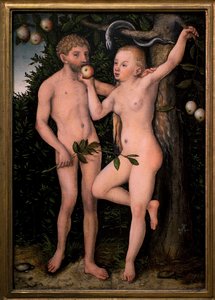 Adam and Eve by Lucas the Elder Cranach