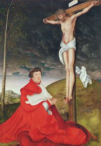 Albert, Cardinal Elector of Mainz at the Foot of the Cross