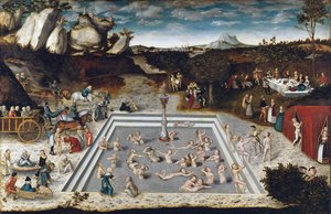 The Fountain of Youth, by Lucas Cranach the Elder (1472-1553)