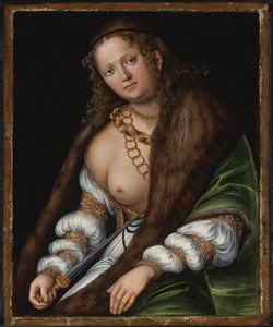 Lucretia by Lucas Cranach the Elder by Lucas the Elder Cranach