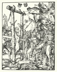 Simon, from the Martyrdom of the Twelve Apostles by Lucas the Elder Cranach