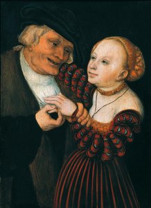 The Old Man and the Young Woman by Lucas the Elder Cranach
