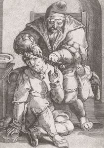 17th Century Barber Surgeon Attending to a Patient