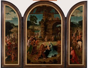 Adoration of the Magi by Lucas van Leyden