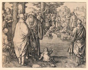 Baptism of Christ by Lucas van Leyden