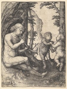 Boy with a Trumpet by Lucas van Leyden