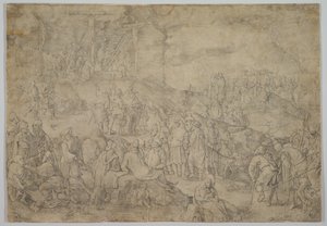 Calvary Golgotha, 1517 by Lucas van Leyden