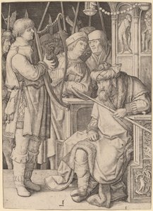 David Playing the Harp before Saul