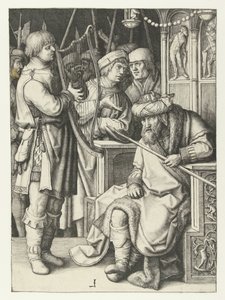 David Playing the Harp for Saul