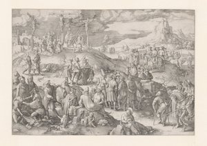 The Mountain of Calvary by Lucas van Leyden