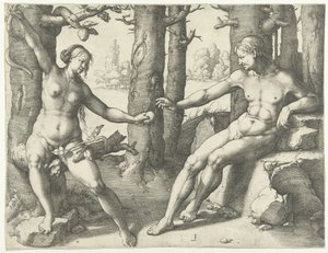 The Fall of Man by Lucas van Leyden